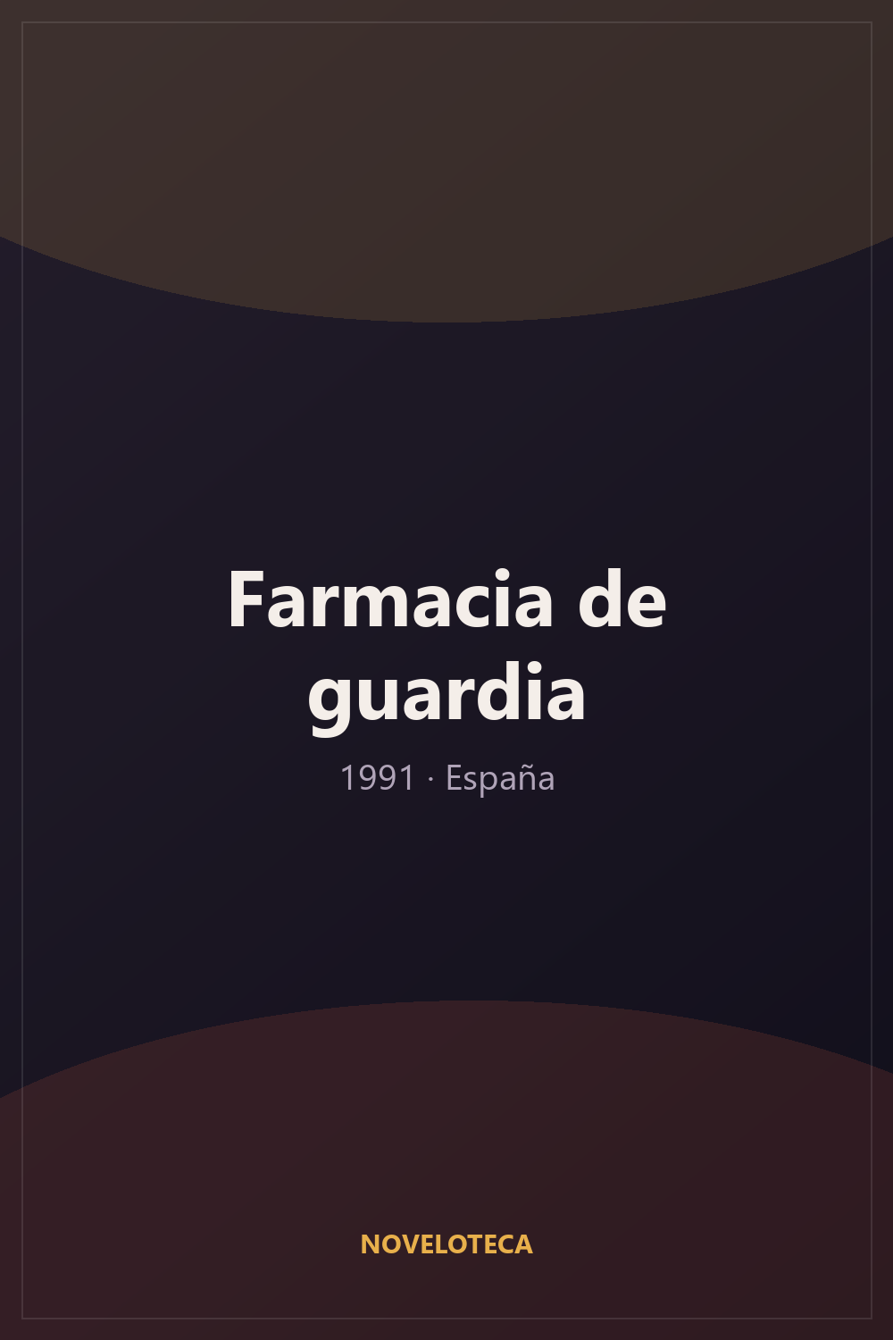 Farmacia de guardia (1991) – Serie Completa en Español Latino | 720p | España | Comedia